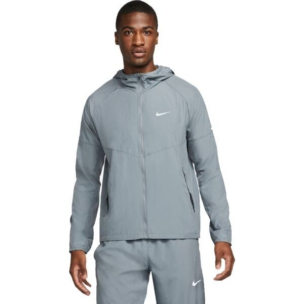 Nike RPL MILER JKT M Pánská běžecká bunda, šedá, velikost L