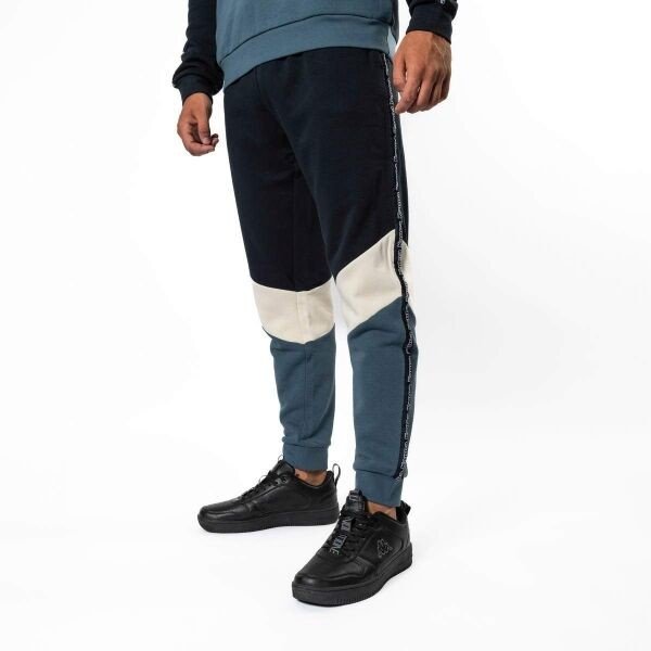 Kappa LOGO IDOLE Pánské tepláky, černá, velikost L