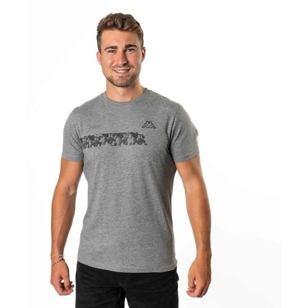 Kappa LOGO GALLE Pánské triko, šedá, velikost XXL