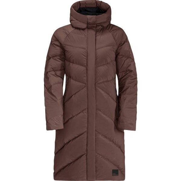 Jack Wolfskin MARIENPLATZ W Damen Wintermantel, hnědá, velikost XL