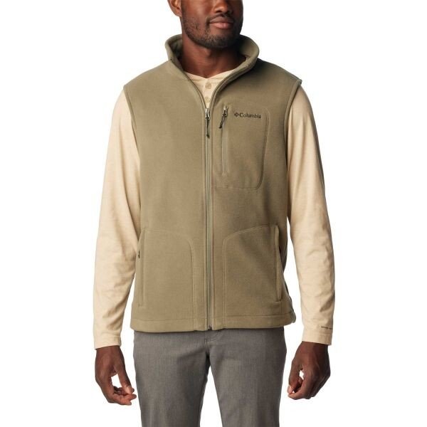 Columbia FAST TREK™ FLEECE Pánská vesta, khaki, velikost XXL