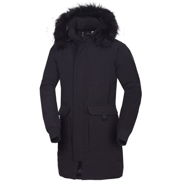 Northfinder GREG Pánská parka, černá, velikost XL
