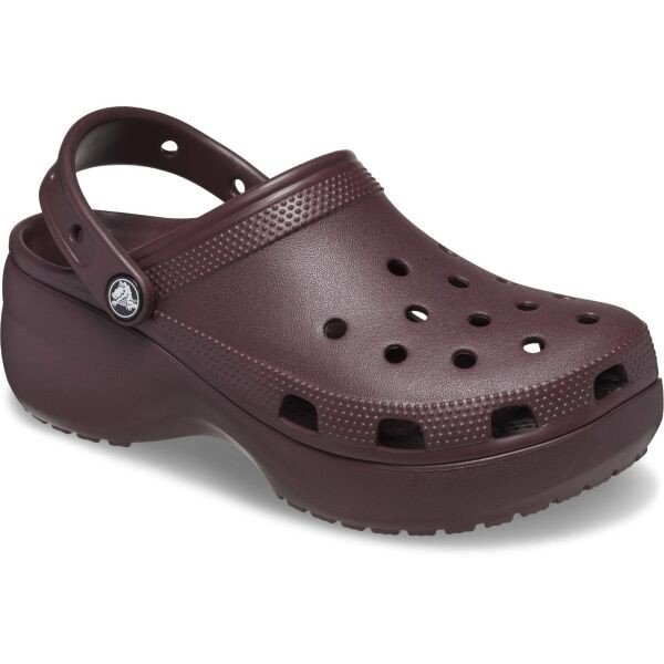 Crocs CLASSIC PLATFORM CLOG W  Dámské pantofle, vínová, velikost 37/38