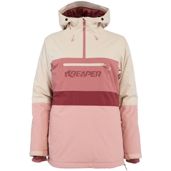 Reaper ZULA Dámská snowboardová bunda, růžová, velikost L