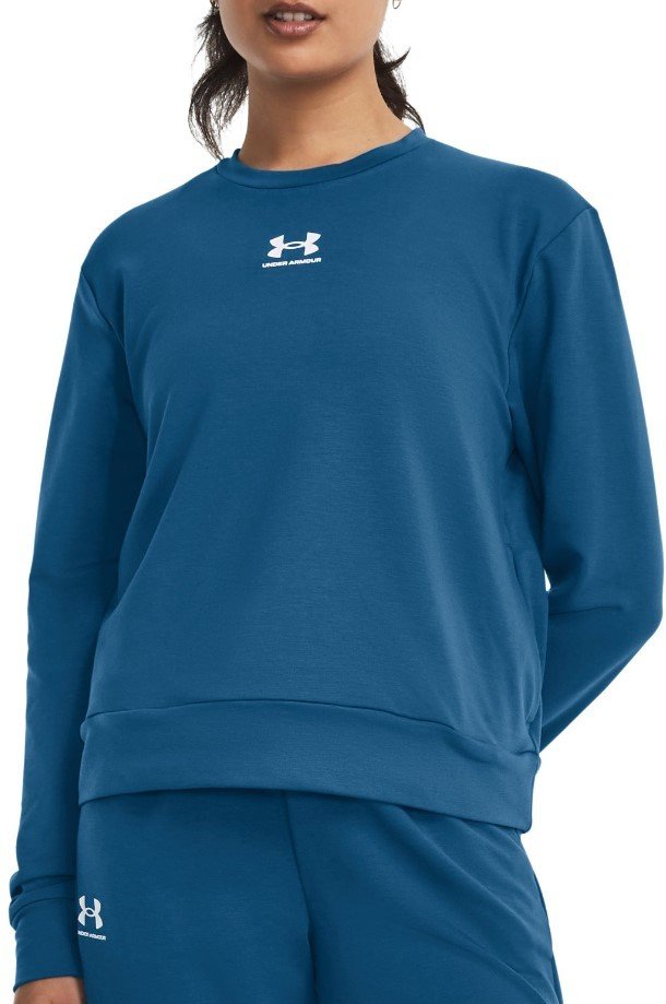 Mikina Under Armour Rival Terry Crew-BLU