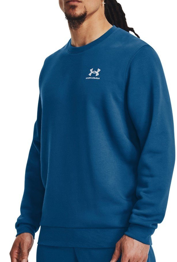 Mikina Under Armour UA Essential Fleece Crew-BLU