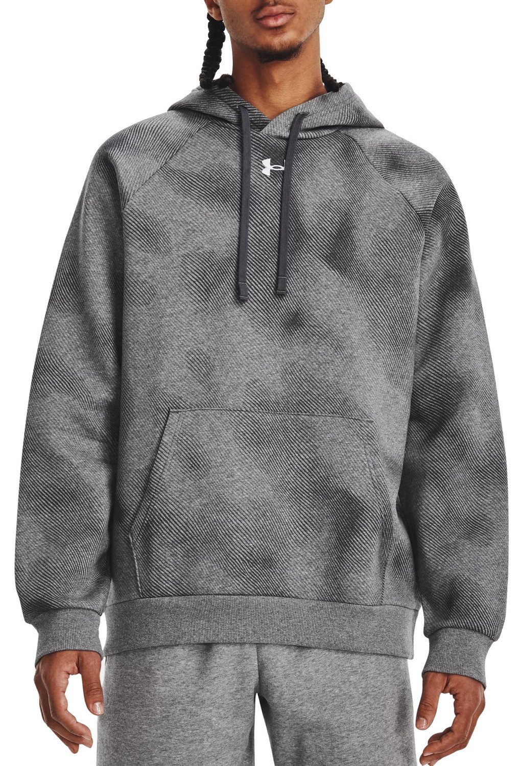 Mikina s kapucí Under Armour Under Armour Rival Fleece Printed Hoodie
