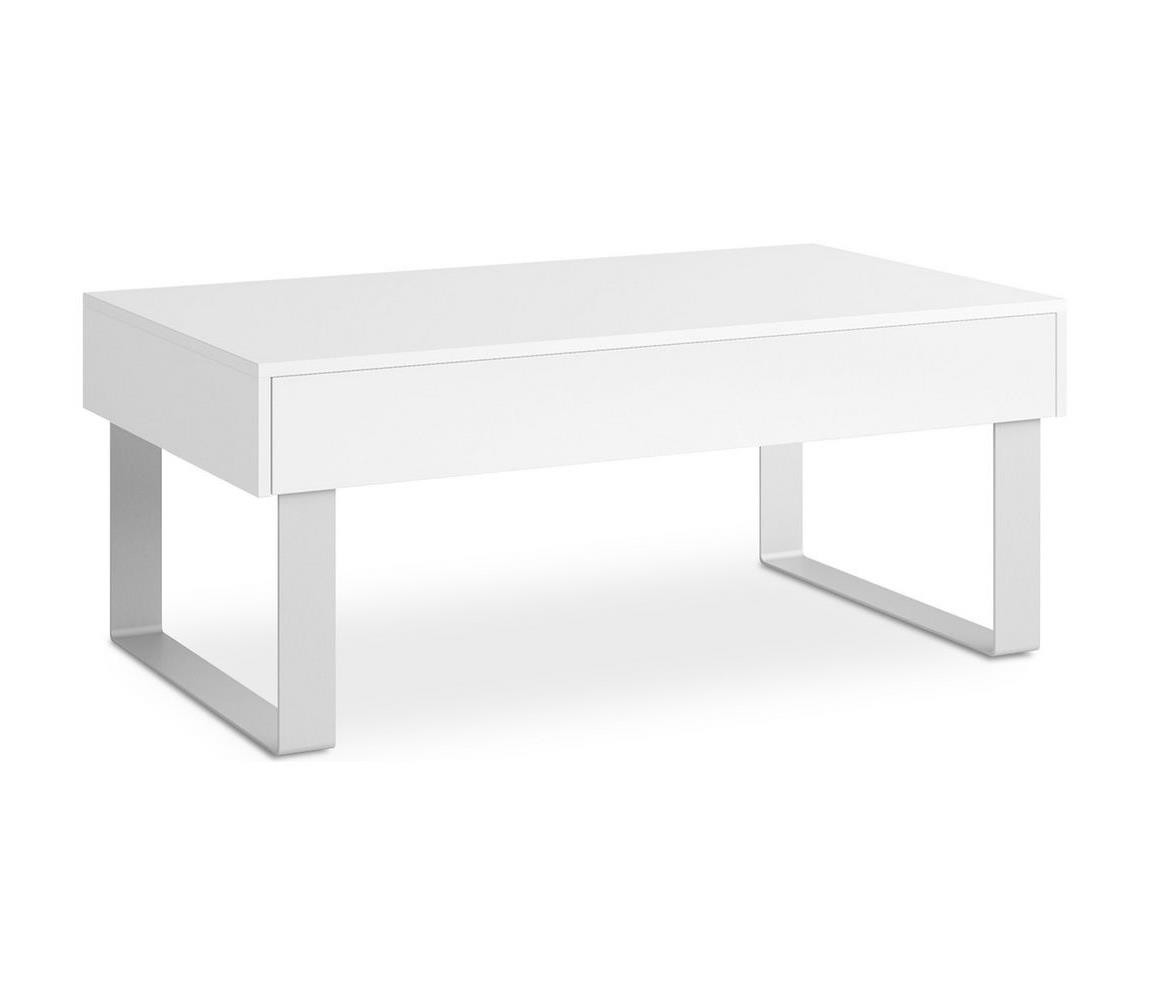 Konsimo Sp. z o.o. Sp. k. Konferenční stolek PAVO 45x110 cm bílá