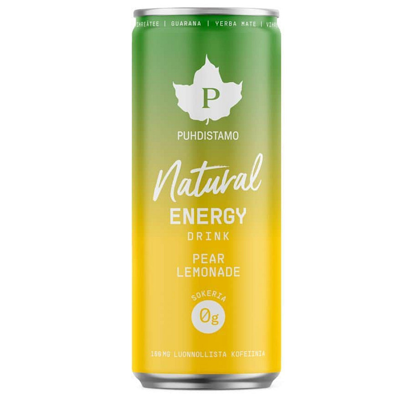 Natural Energy Drink 330ml pear lemonade