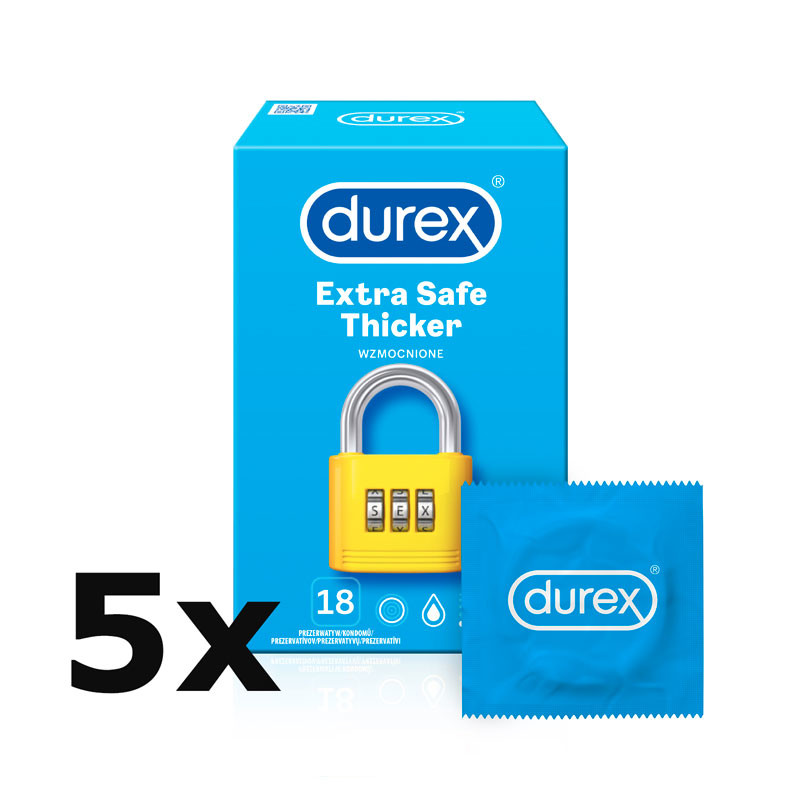 Durex Extra Safe krabička CZ distribuce 90 ks