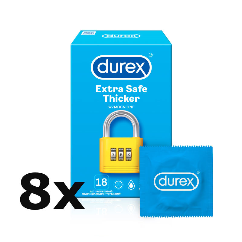 Durex Extra Safe krabička CZ distribuce 144 ks