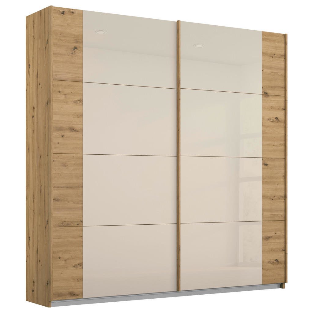 Rauch Möbel SKŘÍŇ S POSOUVACÍMI DVEŘMI, šampaňská, dub artisan, 181/210/54 cm