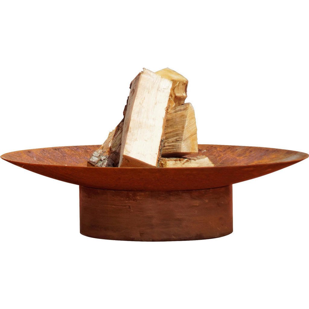 MÍSA NA OHEŇ, uhlíková ocel, rezavá