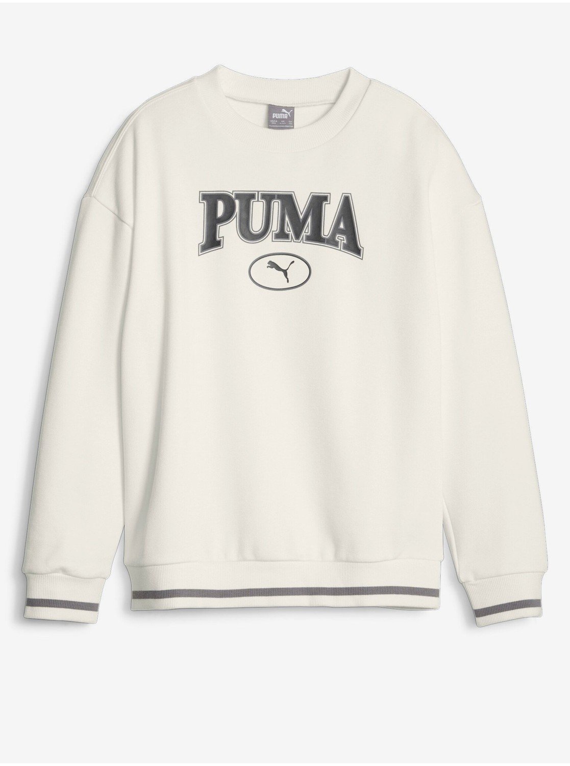 Krémová holčičí mikina Puma Squad Crew - Holky