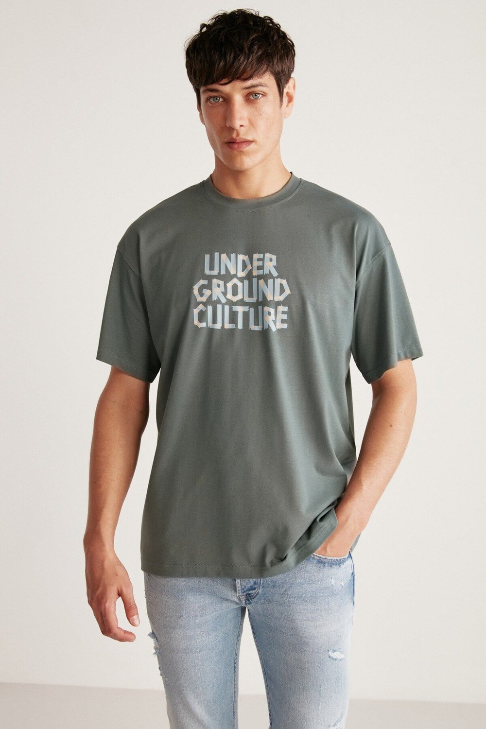 GRIMELANGE T-Shirt - Green - Regular fit