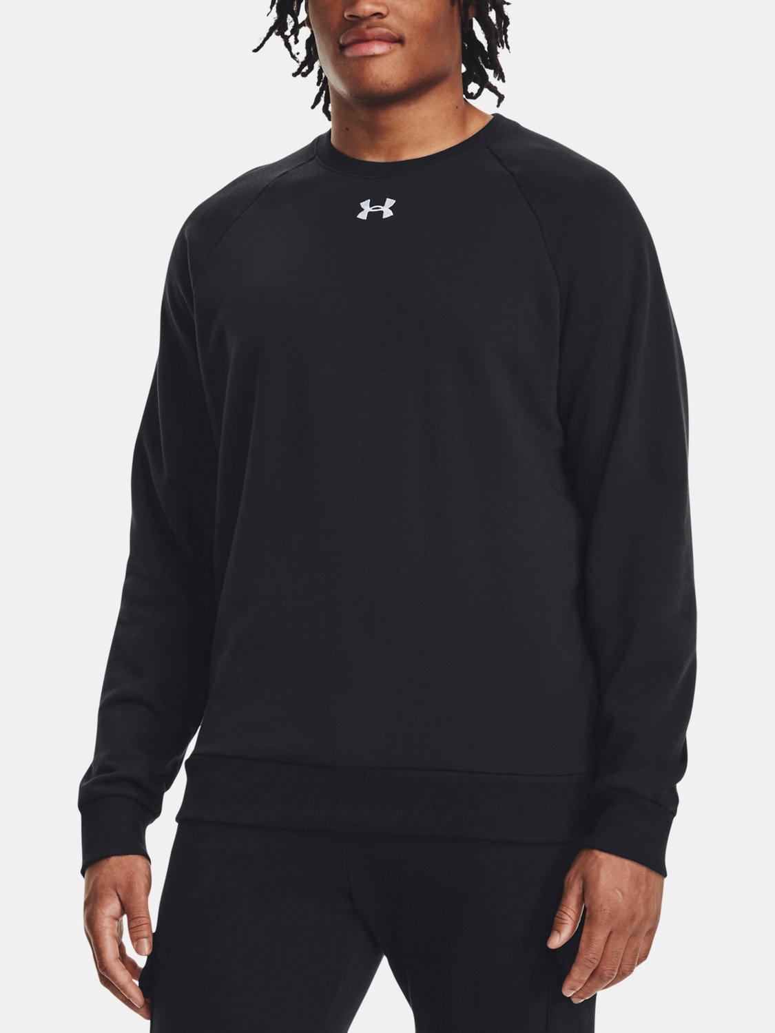 Under Armour Mikina UA Rival Fleece Crew-BLK - Pánské