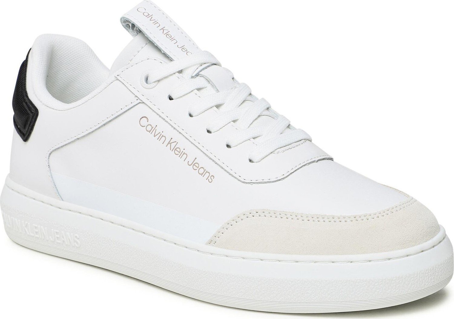 Sneakersy Calvin Klein Jeans Casual Cupsole YM0YM00670 White/Creamy White 0K6