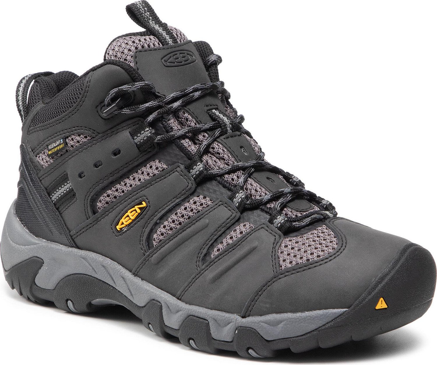 Trekingová obuv Keen Koven Mid Wp 1020210 Black/Steel Grey