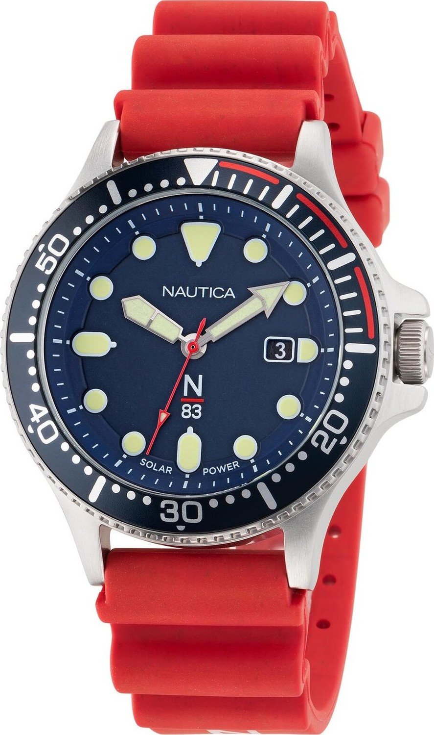 Hodinky Nautica NAPCBS301 Silver/Blue