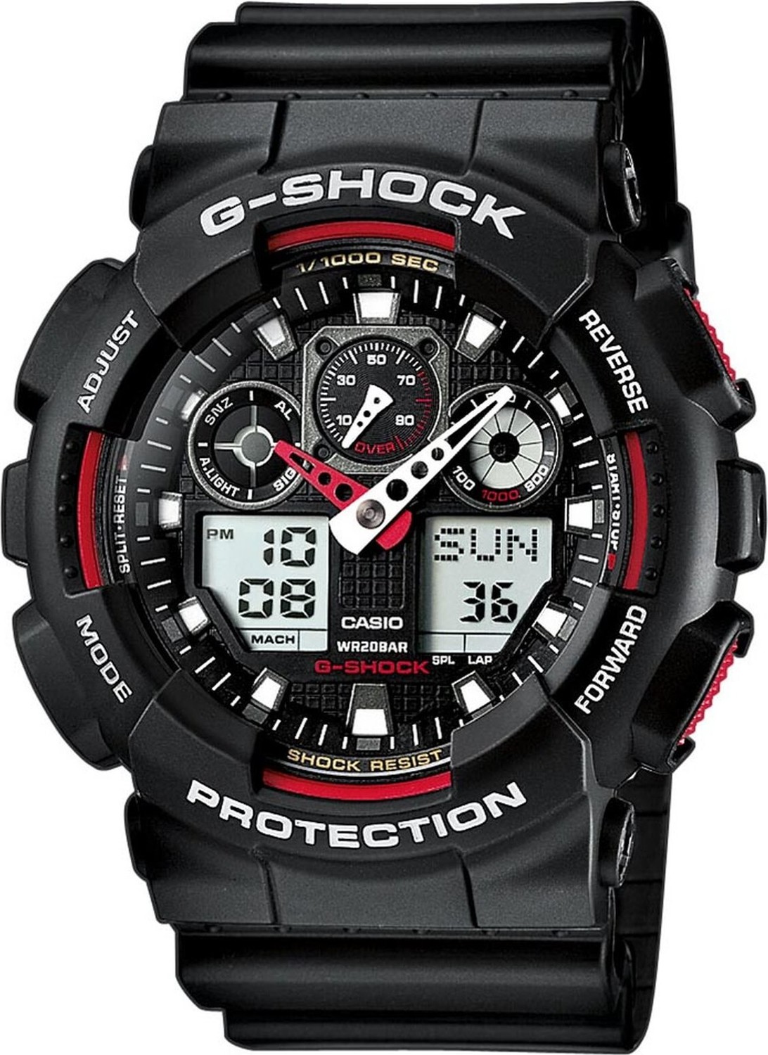 Hodinky G-Shock GA-100-1A4ER Black/Black