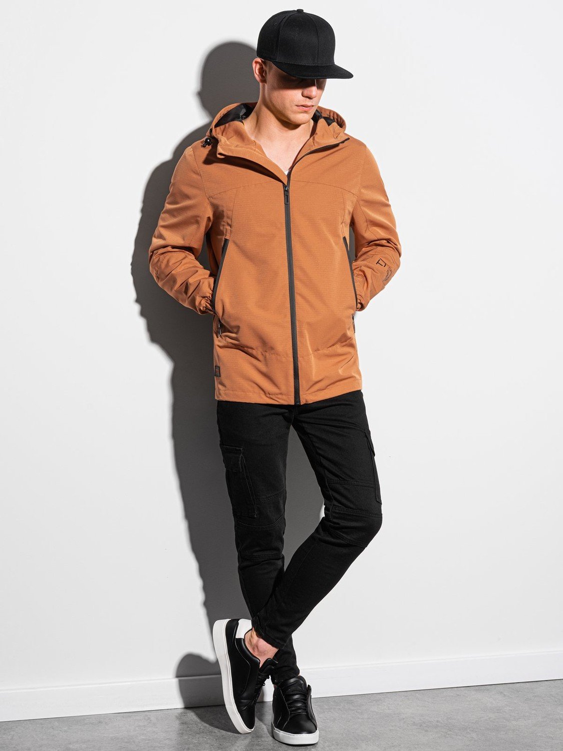 Ombre Clothing Men's mid-season quilted jacket