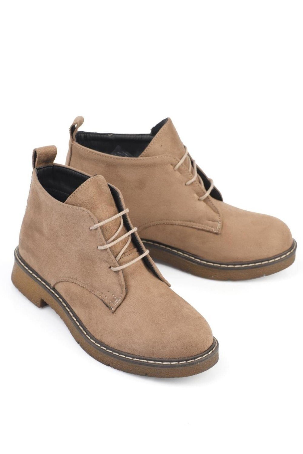 Capone Outfitters Ankle Boots - Brown - Flat
