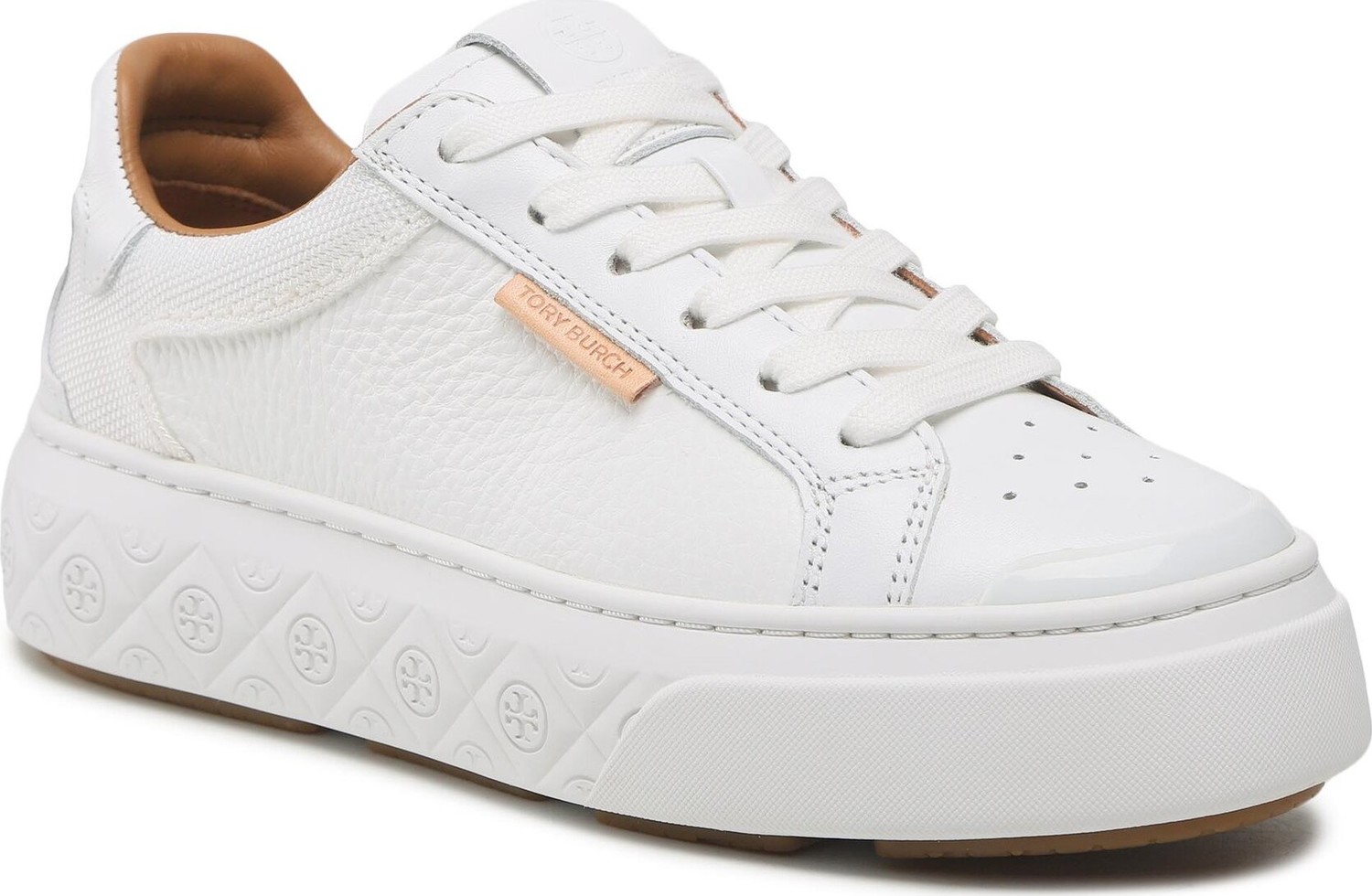 Sneakersy Tory Burch Ladybug Sneaker 143067 White/White/White 100