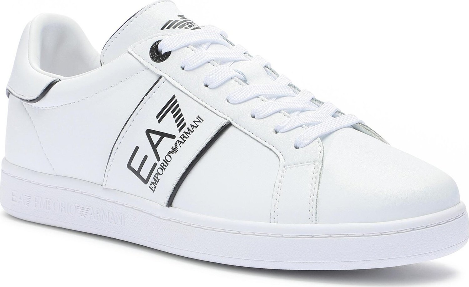Sneakersy EA7 Emporio Armani X8X102 XK346 D611 White+Black