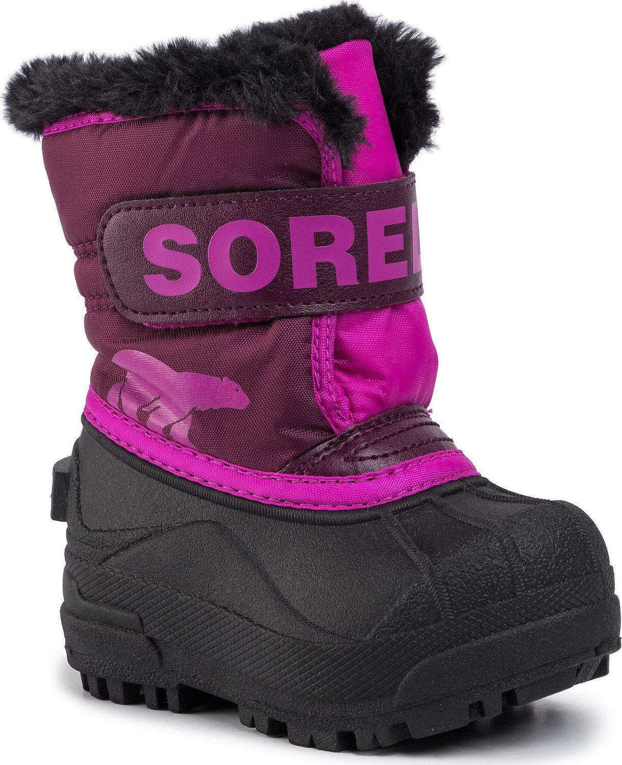 Snehule Sorel Toddler Snow Commander NV1960 Purple Dahlia/Groovy Pink 562