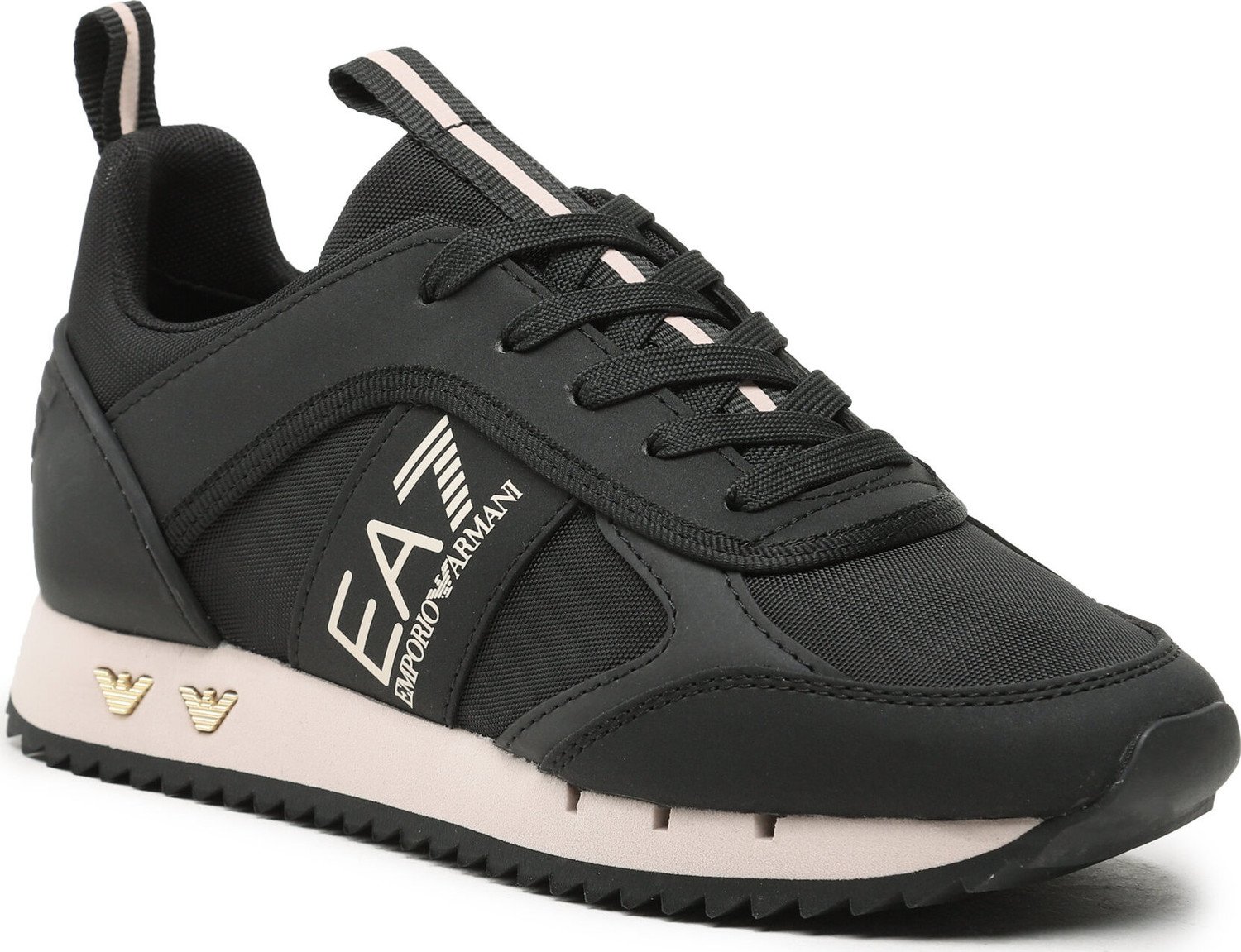 Sneakersy EA7 Emporio Armani X8X027 XK219 S292 Blk/Whisp Pink/Lt.Go