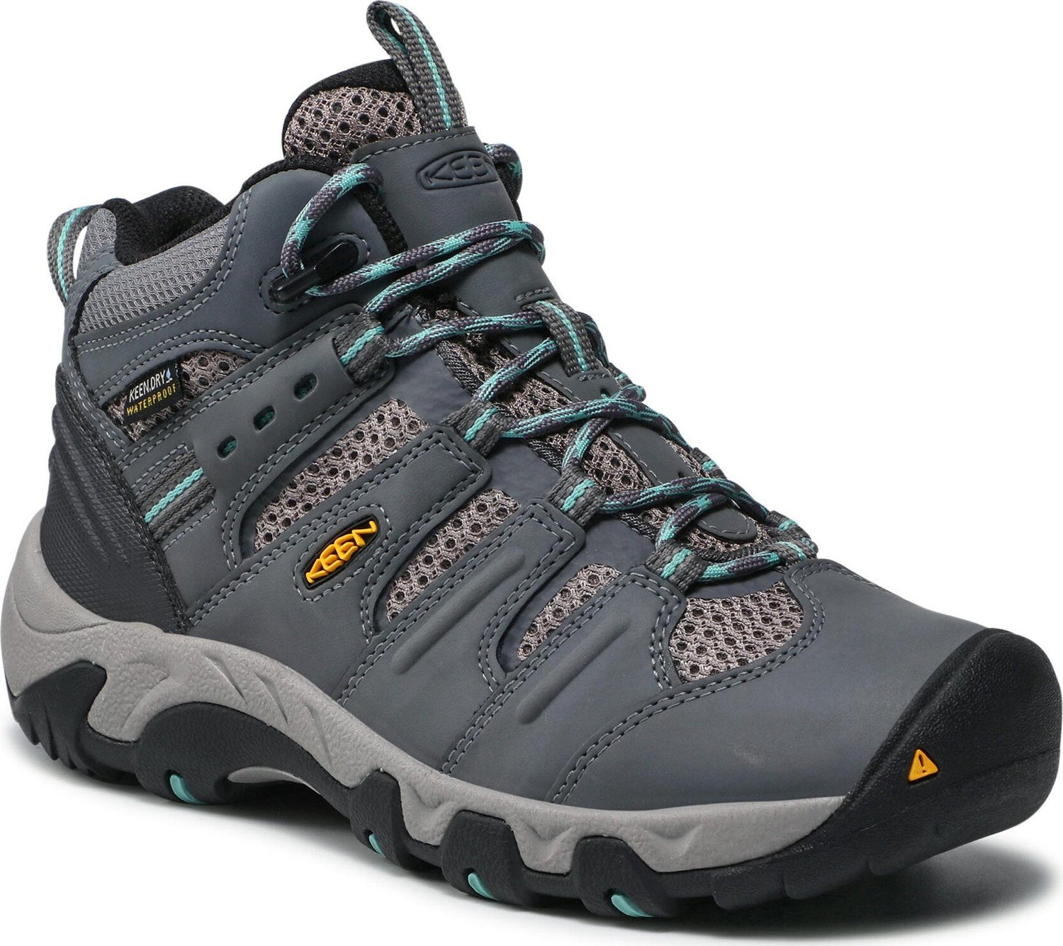 Trekingová obuv Keen Koven Mid Wp 1020212 Steel Grey/Wasabi