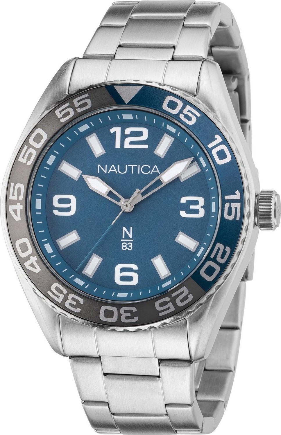 Hodinky Nautica NAPFWS307 Silver/Blue