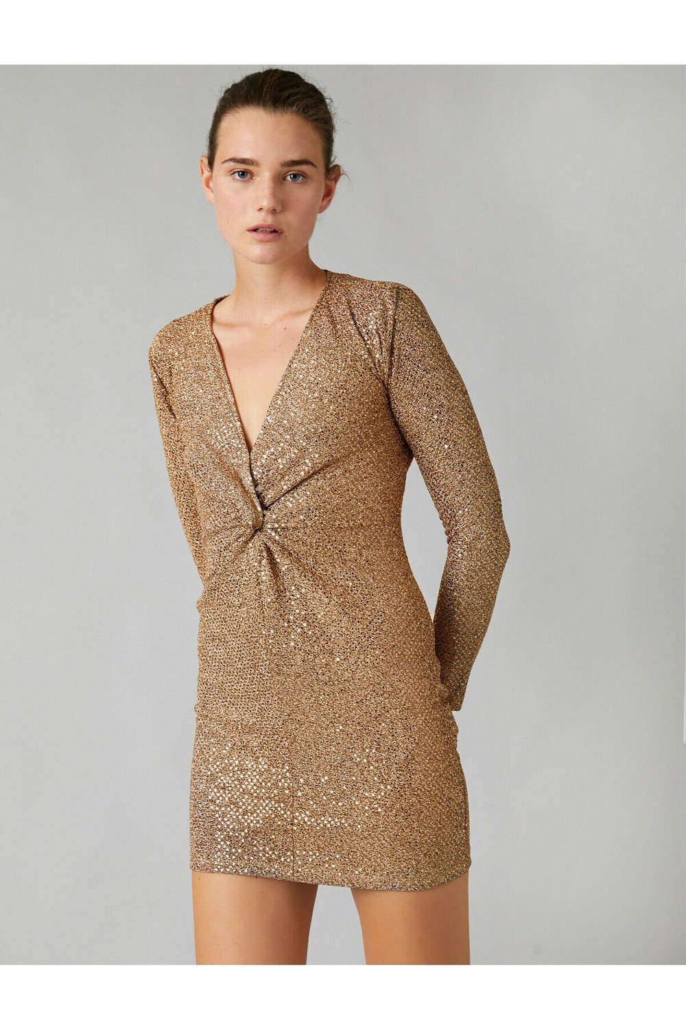 Koton Evening & Prom Dress - Gold-colored - Bodycon