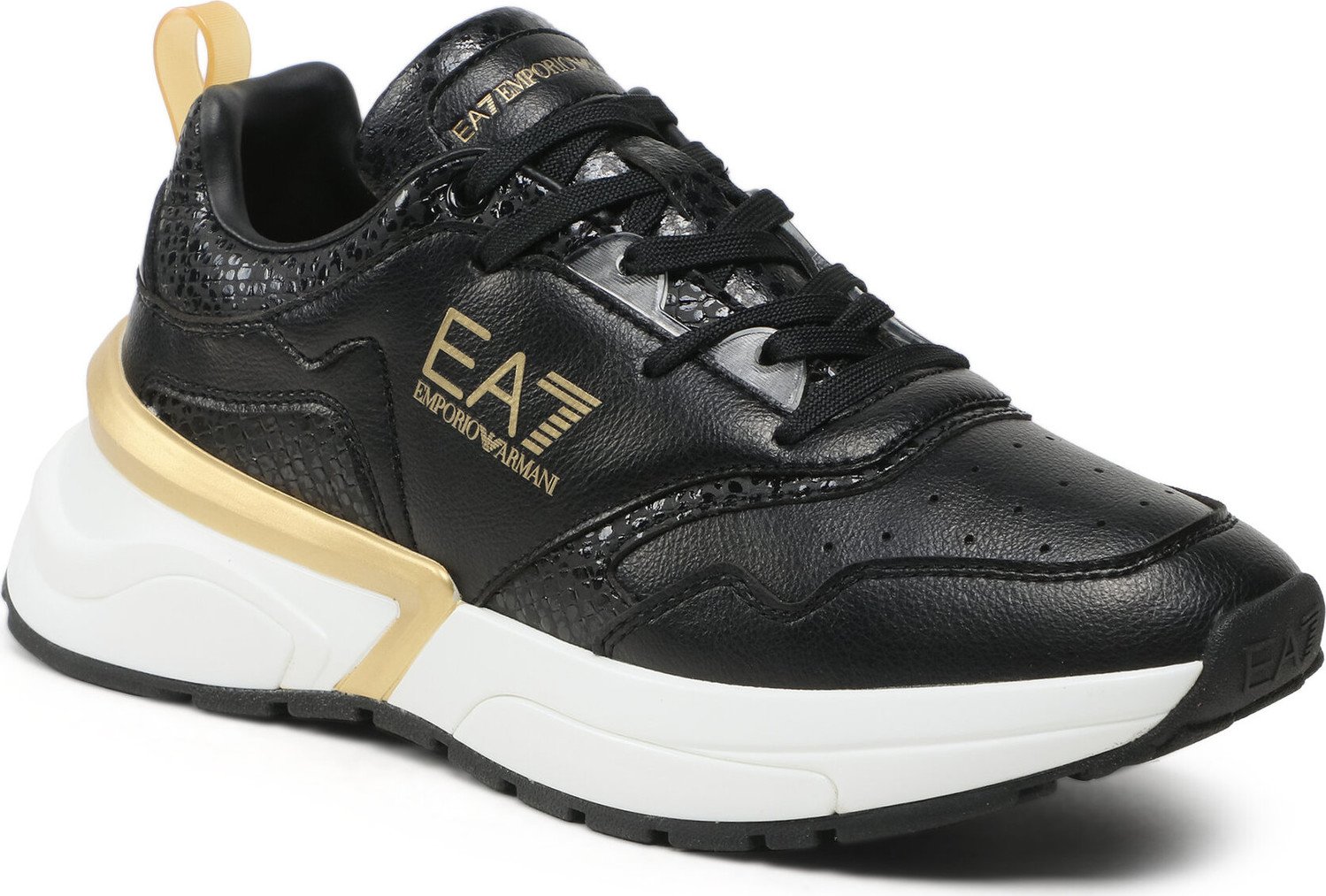 Sneakersy EA7 Emporio Armani X7X007 XK310 K476 Black/Light Gold