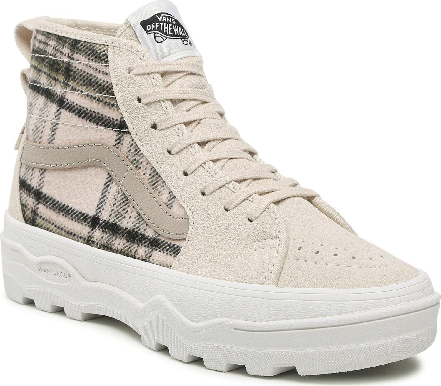 Sneakersy Vans Senty Sk8-Hi VN0A5KY5DJR1 Plaid Turtledove