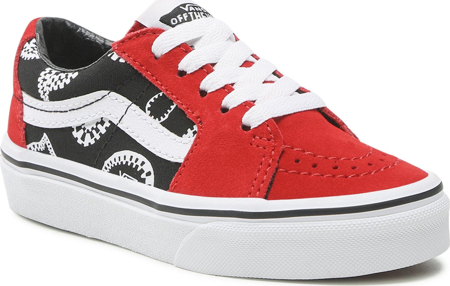 Tenisky Vans Sk8-Low VN0A7Q5LIZQ1 Chec Paisley Racing Red