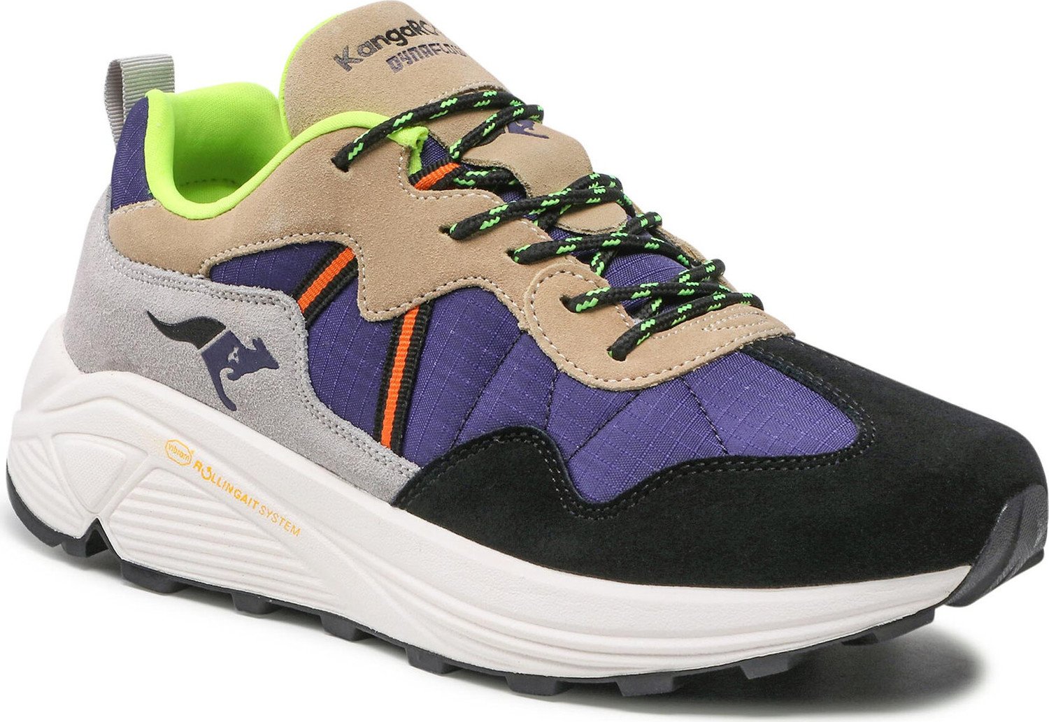 Sneakersy KangaRoos Dynaflow 47270 000 2054 Vapor Grey/Purple