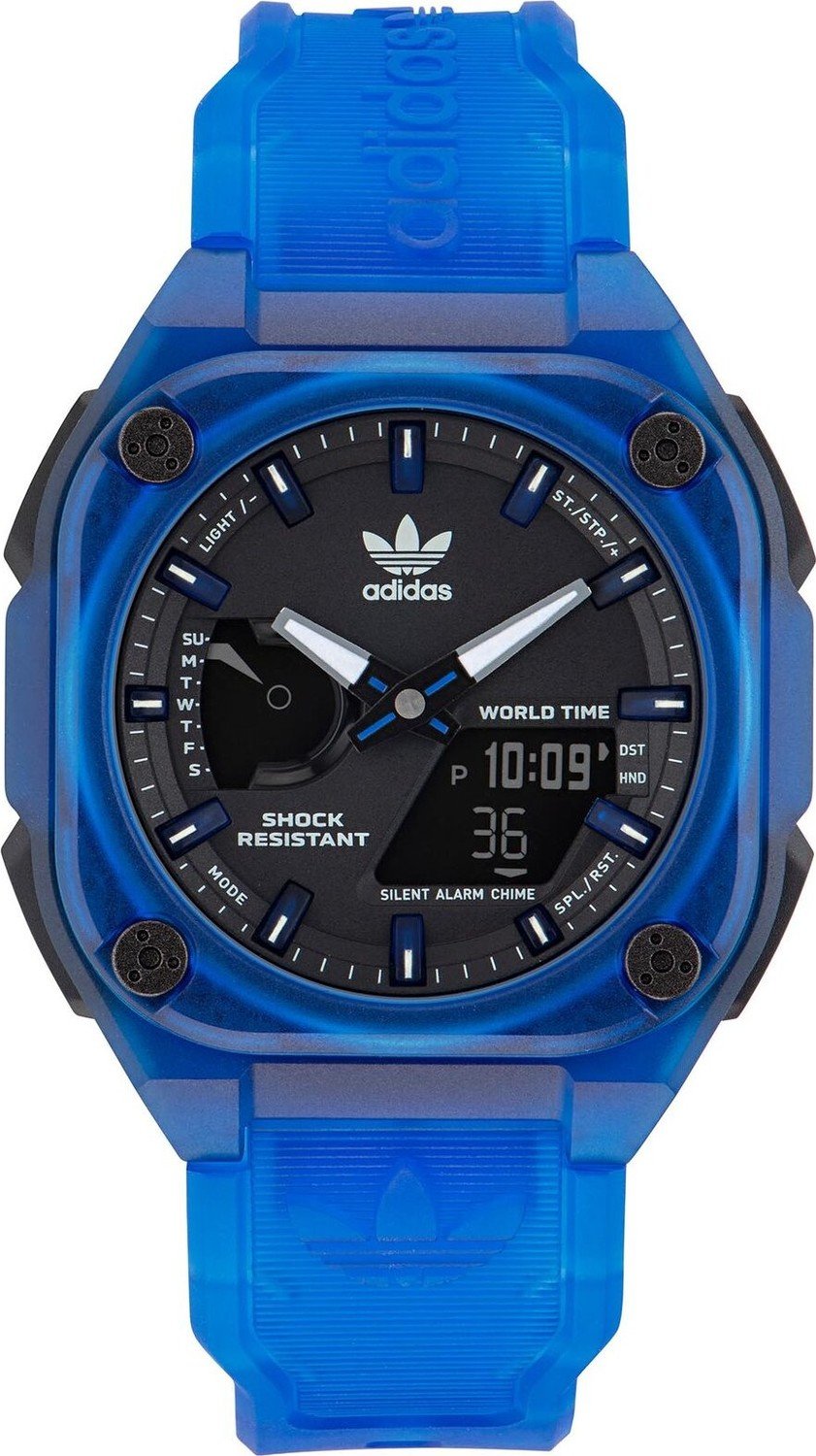 Hodinky adidas Originals City Tech One Watch AOST23058 Blue