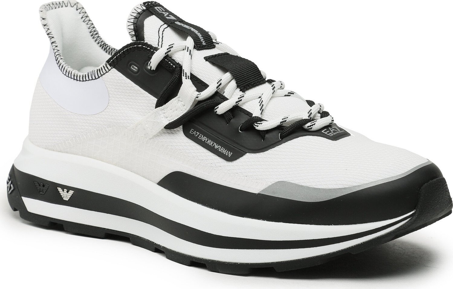 Sneakersy EA7 Emporio Armani X8X145 XK336 D611 White/Black