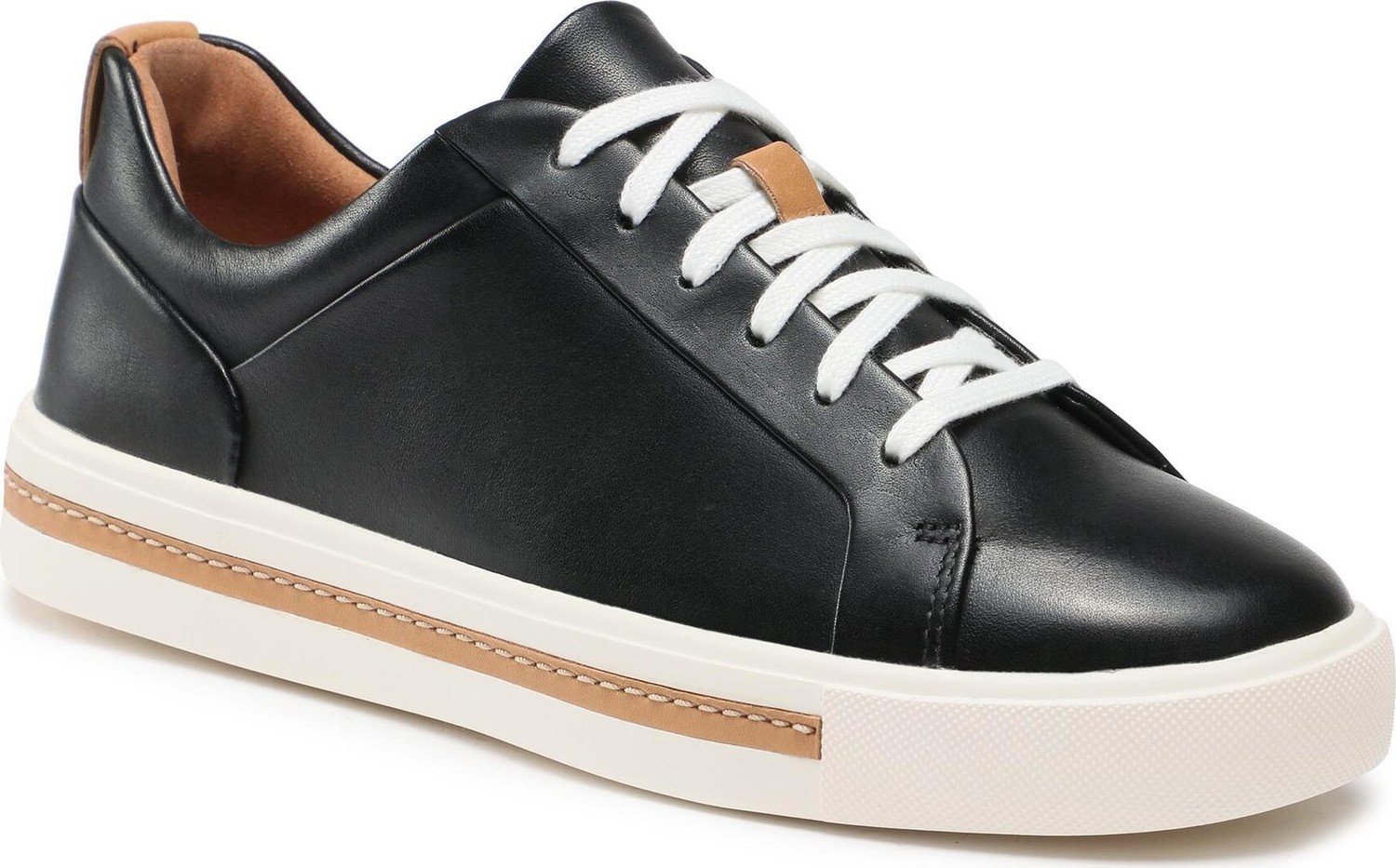 Sneakersy Clarks Un Maui Lace 261416424 Black Leather