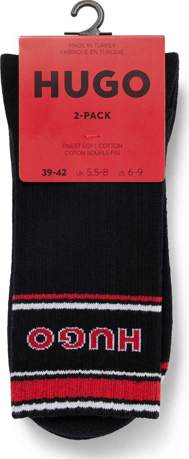 Pánske nízke ponožky Hugo 50491624 Black 1