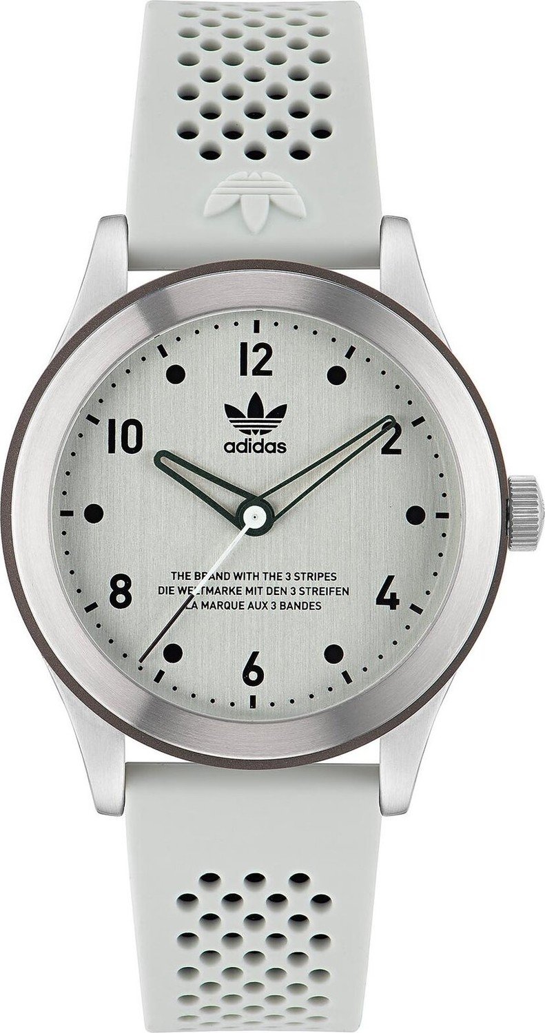 Hodinky adidas Originals Code Three Watch AOSY23033 Silver