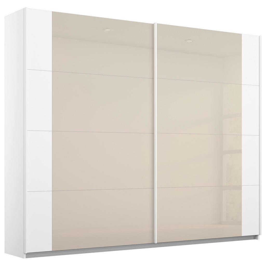 Rauch Möbel SKŘÍŇ S POSOUVACÍMI DVEŘMI, bílá, šampaňská, 226/210/62 cm