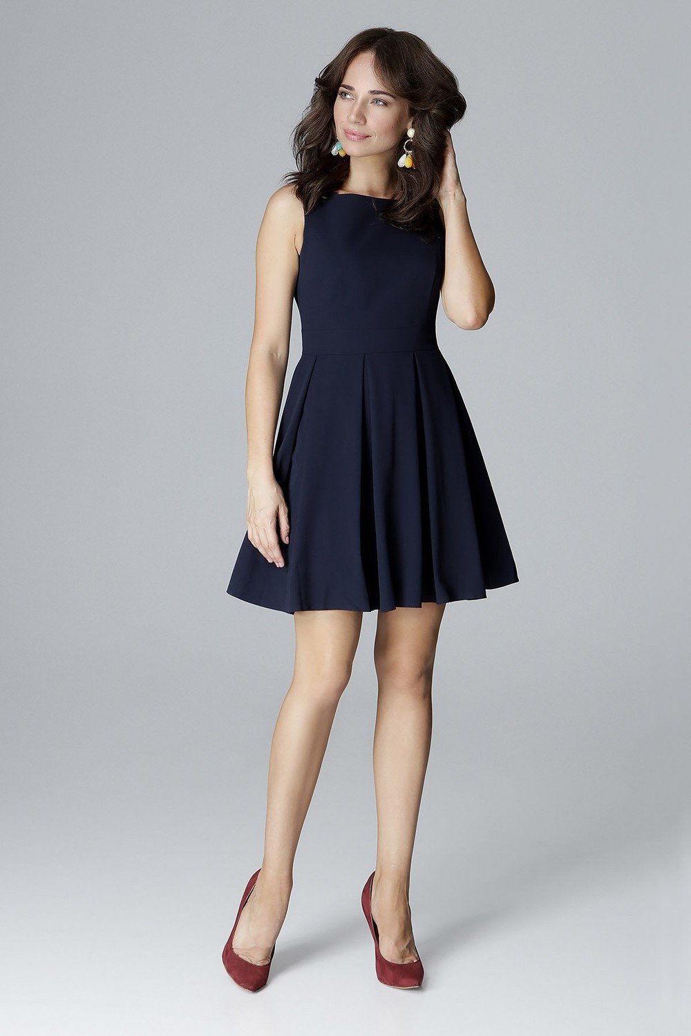 Lenitif Woman's Dress L006 Navy