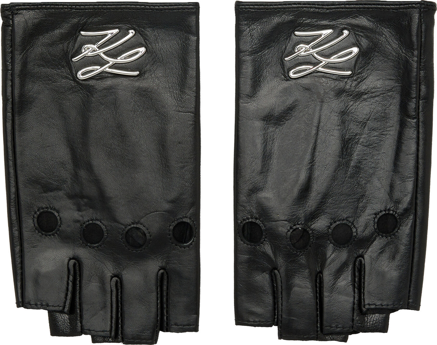 Dámske rukavice KARL LAGERFELD 231W3601 Black A999
