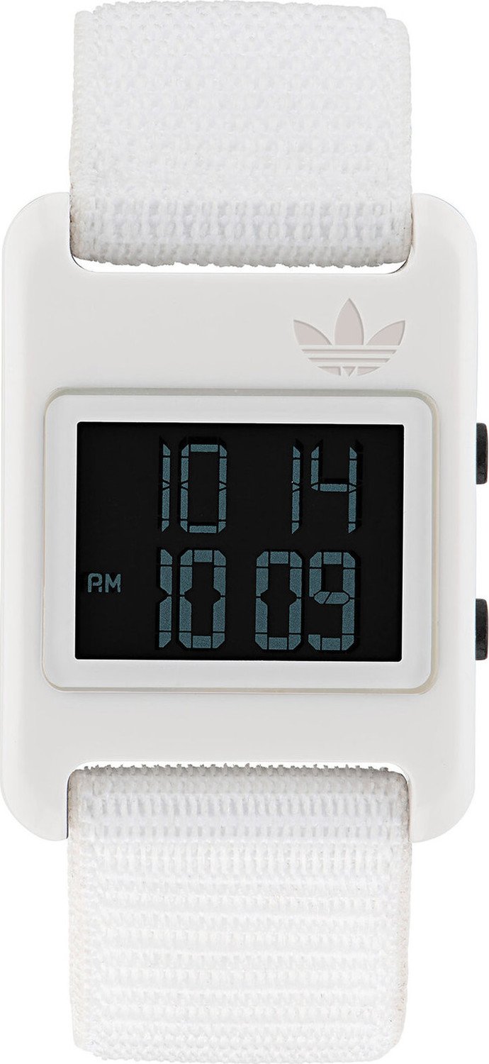 Hodinky adidas Originals Retro Pop Digital Watch AOST23064 White