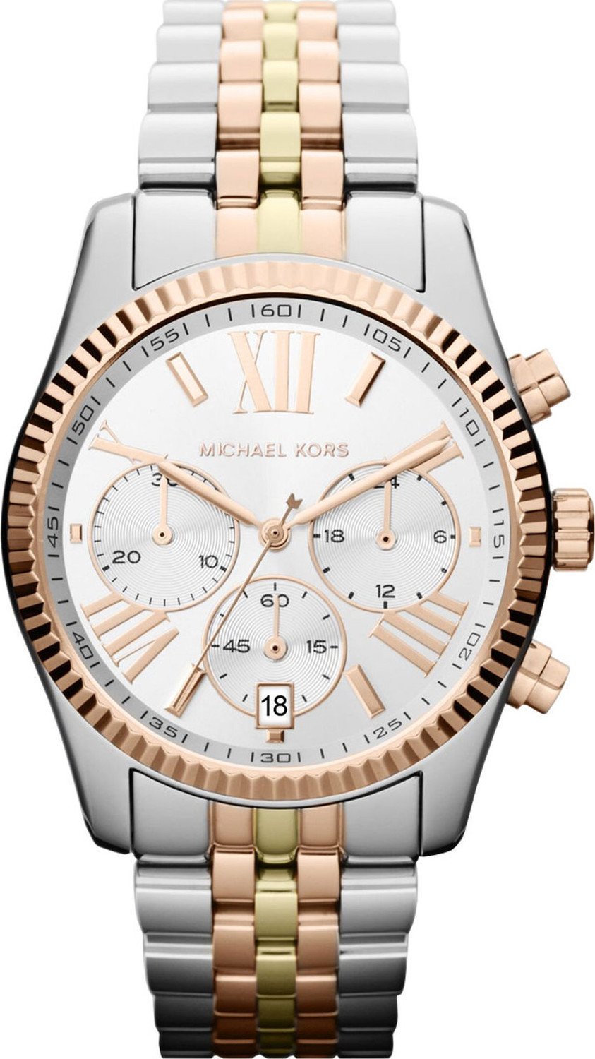 Hodinky Michael Kors Lexington MK5735 3T Silver/Rose/Gold