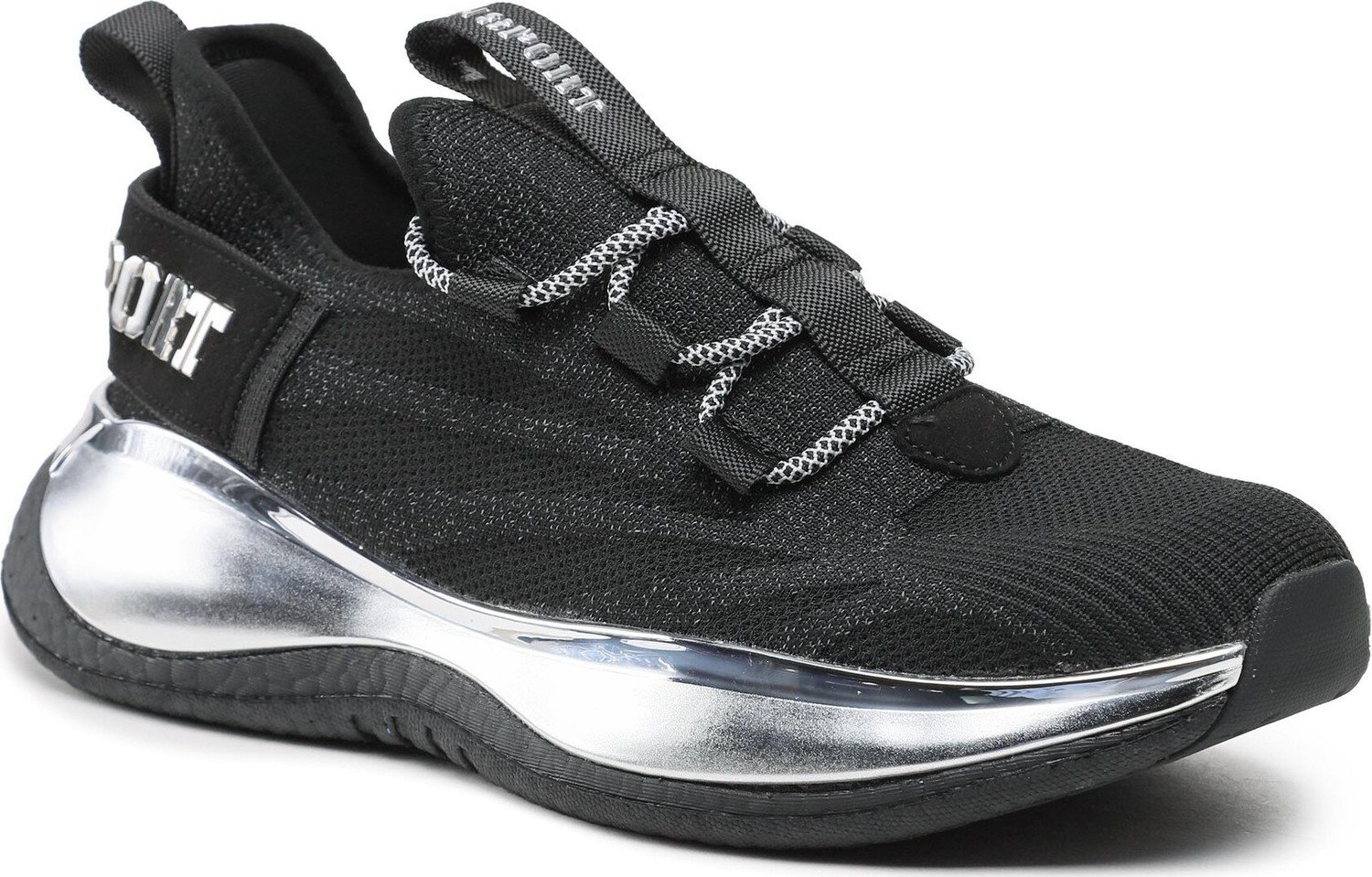 Sneakersy Plein Sport The Iron Tiger Gen.X.02 SACS USC0429 STE003N Black/Nickel 0291
