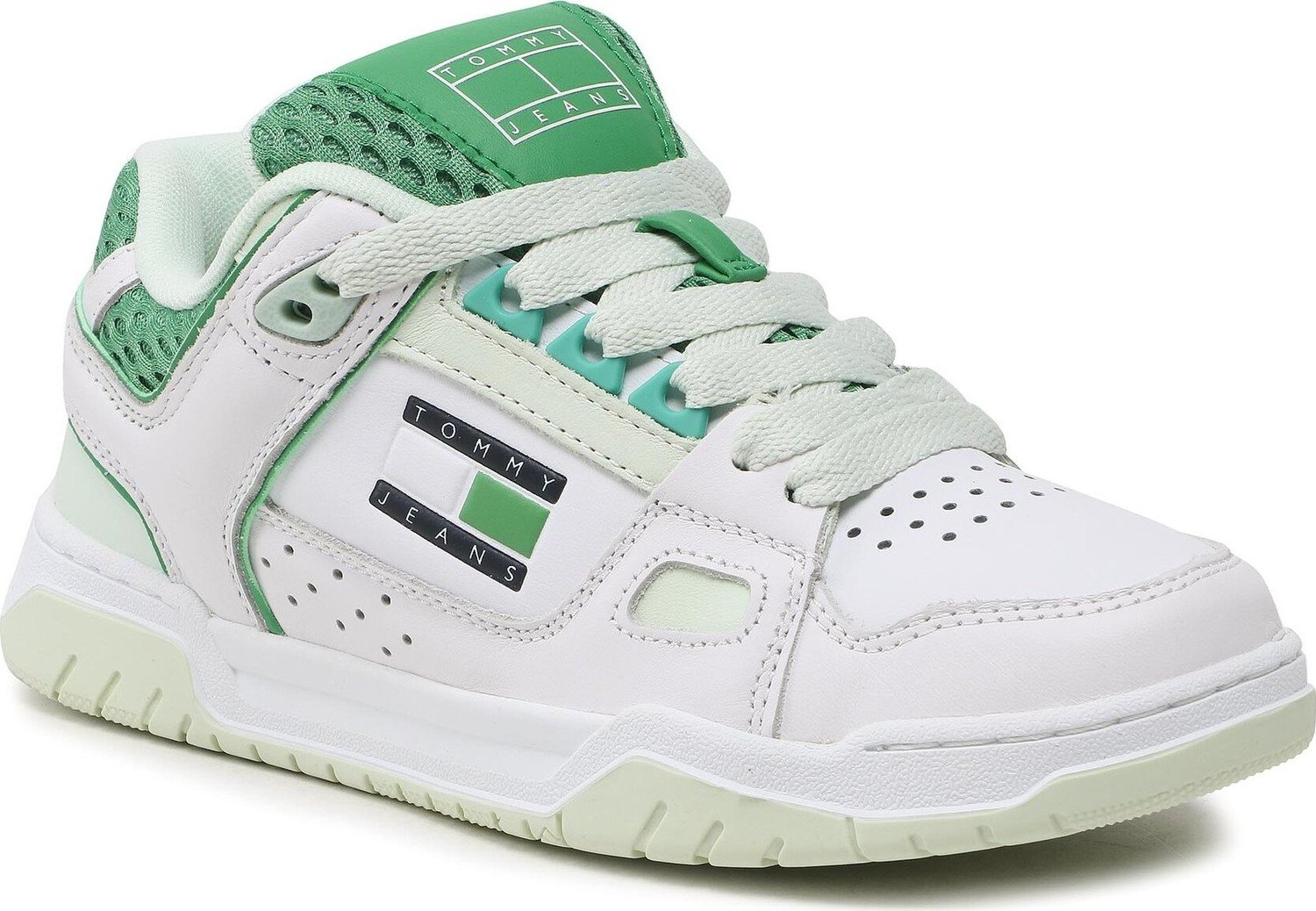 Sneakersy Tommy Jeans Skate Sneaker EN0EN02129 Minty LXW