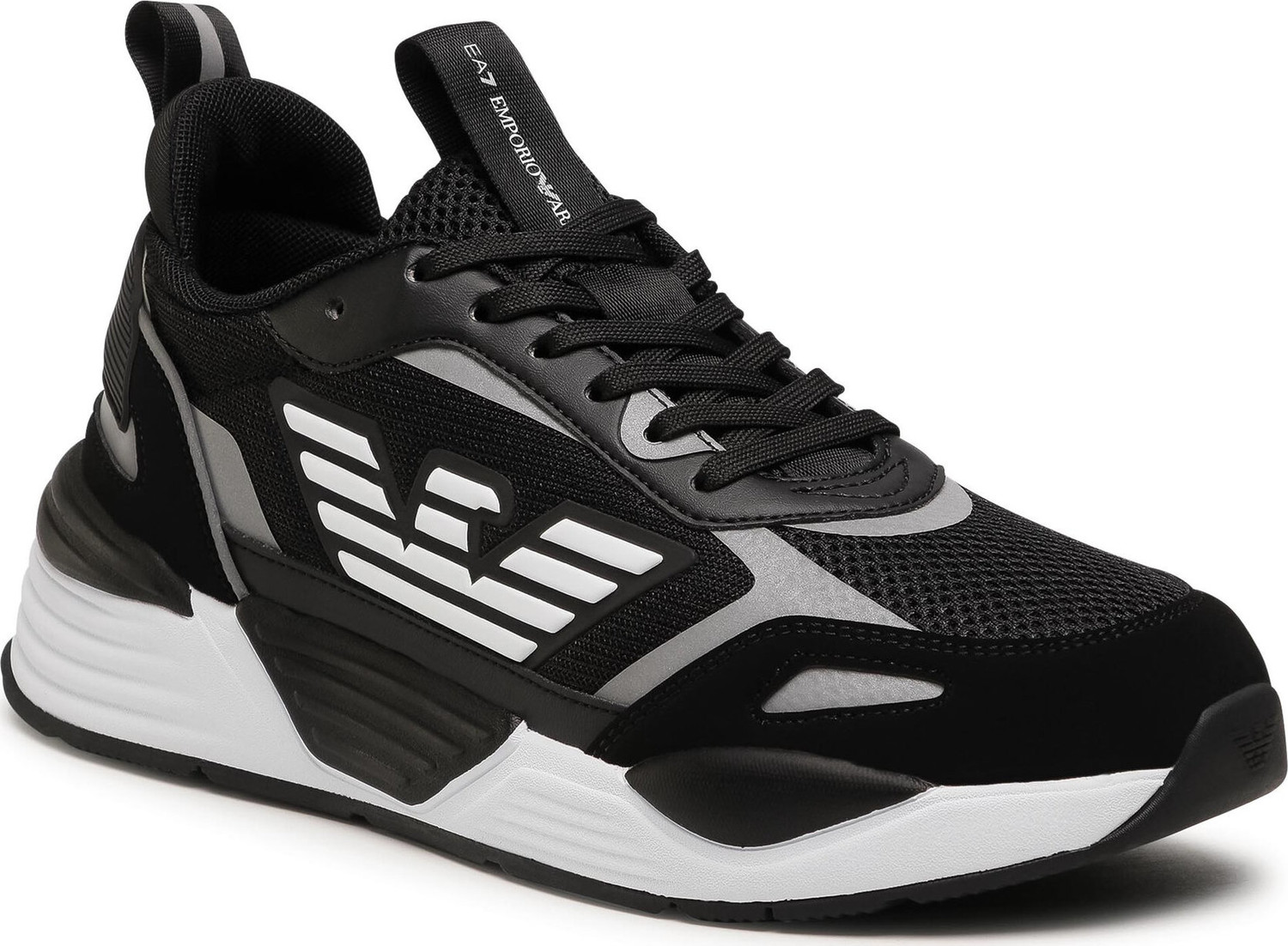 Sneakersy EA7 Emporio Armani X8X070 XK165 N629 Black/Silver